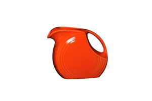 fiesta 67-1/4-ounce disk pitcher, large, poppy