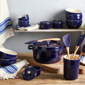 STAUB Ceramics Universal Bowl, 6.5-inch, Dark Blue, 1 Count (Pack of 1)