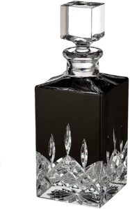 waterford lismore black square decanter