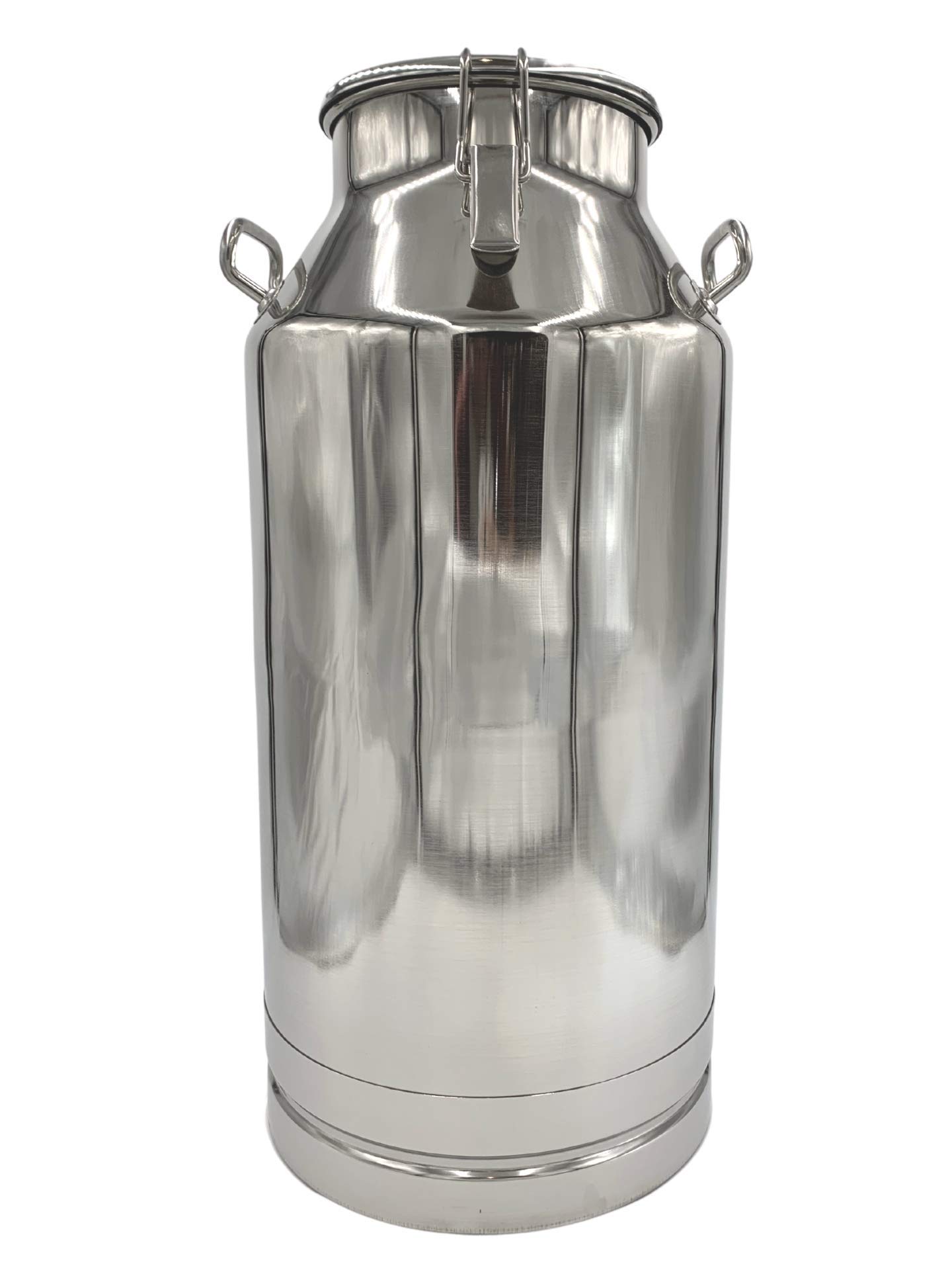 Stainless Steel(304 Grade) Milk, Maple Syrup Transport Cans with Sealed Lid & Spigot Dispenser (50 Liter (13.2 Gal.) with Spigot)