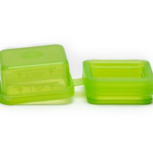 Healthy Measures Measuring Butter Cover, 1.5 x 2 x 1.75 inches, Green