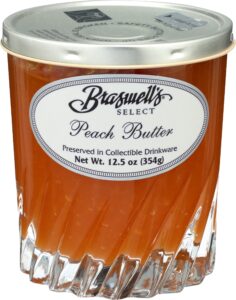 braswells peach butter, 12.5 oz