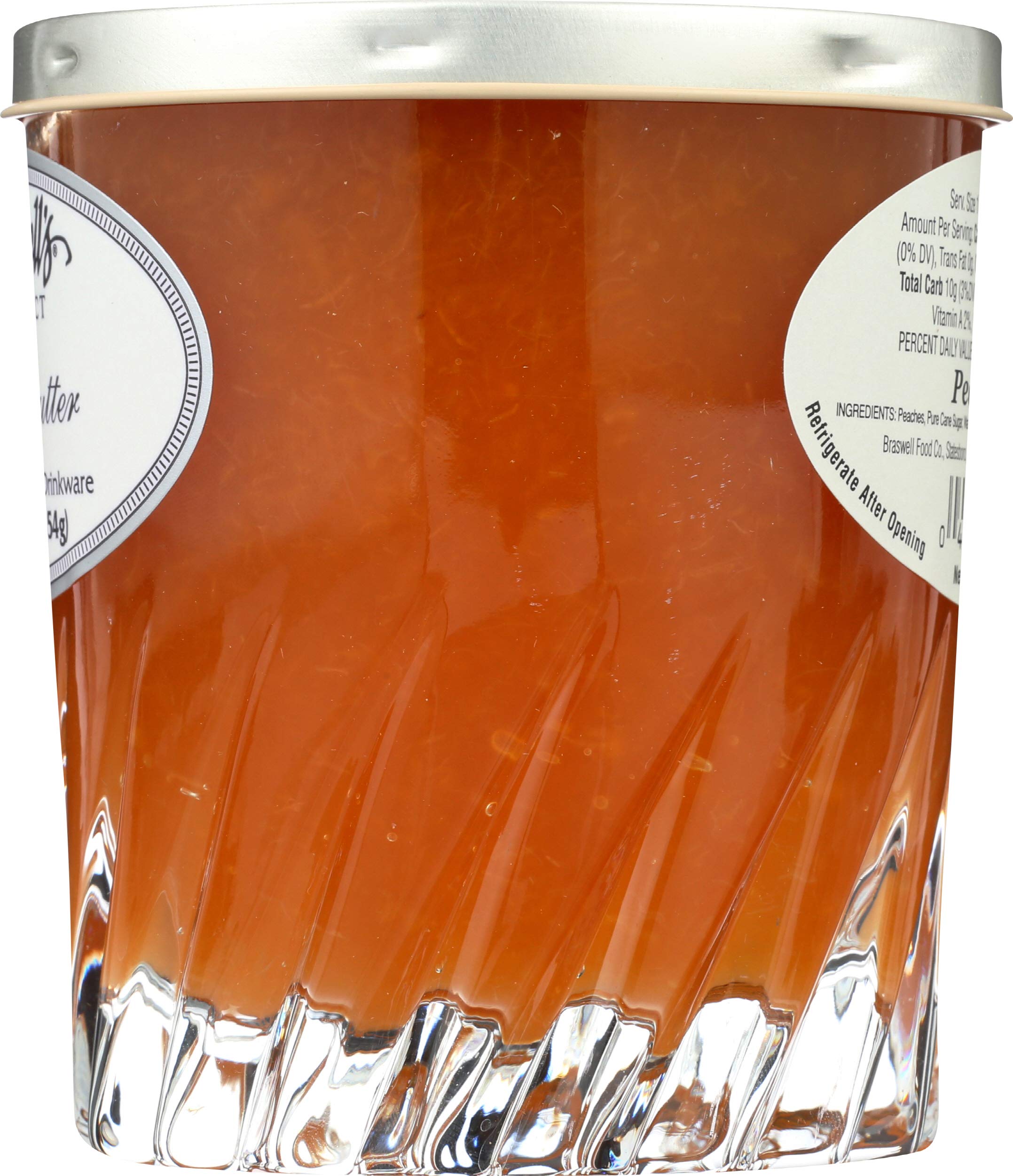 BRASWELLS Peach Butter, 12.5 OZ