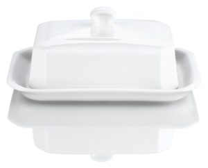 pillivuyt large butter tray with cover, european style