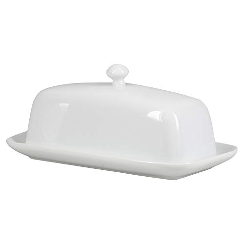 BIA Cordon Bleu Covered Butter Dish with Knob Lid, White (901114S1SIOC)