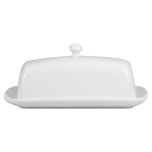 BIA Cordon Bleu Covered Butter Dish with Knob Lid, White (901114S1SIOC)