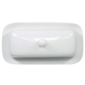 BIA Cordon Bleu Covered Butter Dish with Knob Lid, White (901114S1SIOC)