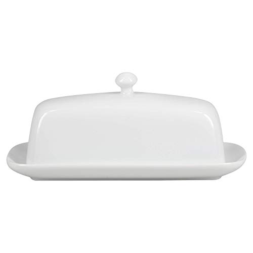 BIA Cordon Bleu Covered Butter Dish with Knob Lid, White (901114S1SIOC)