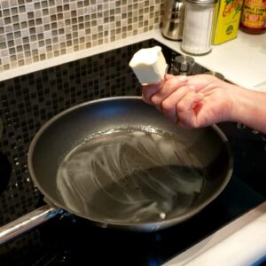 ButterPOP No Mess Holder & Dish to Spread Butter on Warm Pans & Food, Clear, Black