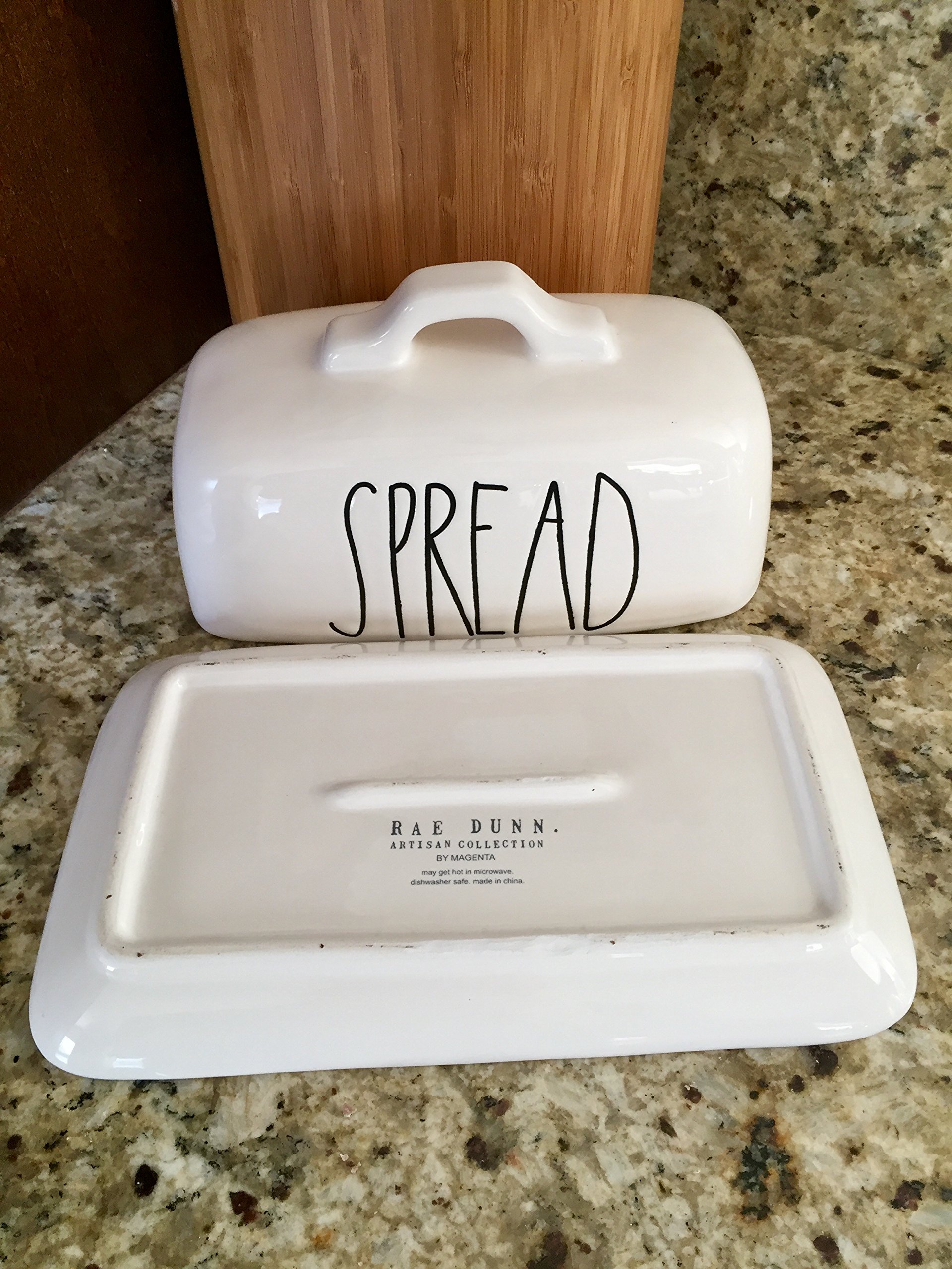 Rae Dunn Spread Butter Dish by Magenta