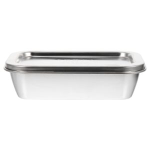 cabilock stainless steel butter dish stainless steel butter dish stainless steel butter dish butter box stainless butter holder with lid butter tray sauce bowl steel butter dish