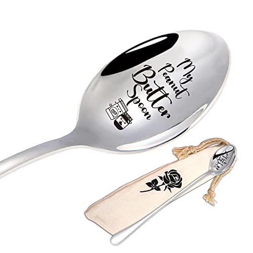 Funny Peaunt Butter Spoon, Birthday Gift, Gift Basket Ideas, Peaunt Butter Lover, Women, Mom, Sister Gifts, Christmas Gifts