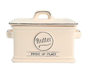 t&g tg10 butter case, white, approx. diameter 5.1 x 3.7 x height 3.9 inches (13 x 9.5 x 10 cm)