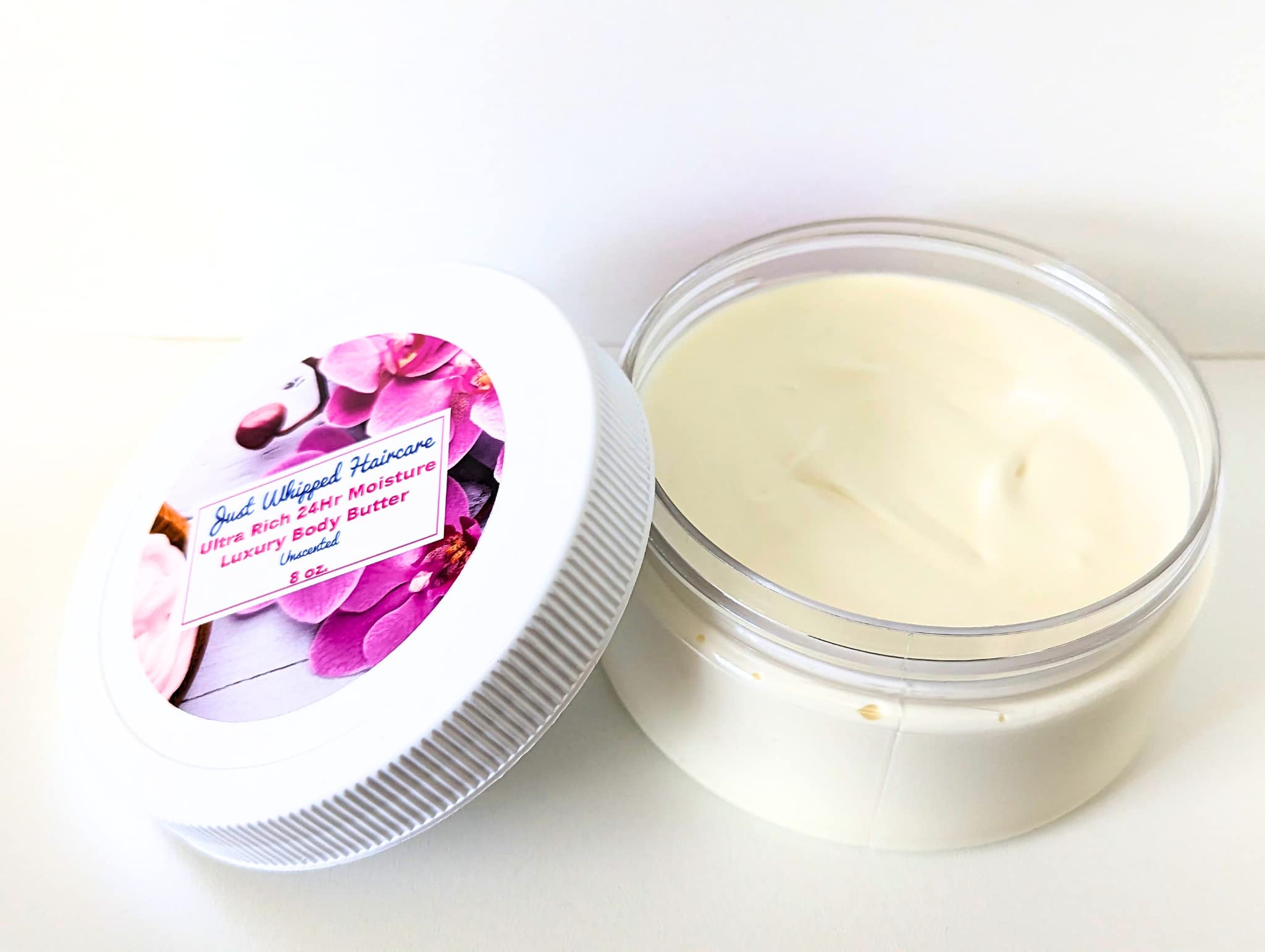 Just Whipped Haircare|Ultra Rich 24 Hr Luxury Body Butter-8 Oz.| Moisturizing| Free of Parabens, Sulfates, Silicones, Pthylates (Cedar Leather)