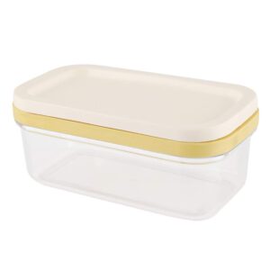 sealed rectangular storage box no glitches butter box cheese container keeper with cutting net food storage box for kitchen baking tools