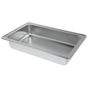 hubert chafer chafing dish water pan full size stainless steel - 22 1/2"l x 14 1/2"w x 4 1/3"h