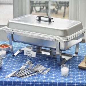 Sterno Old Version Chafer Set, 8 quart, Silver