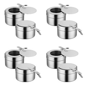 cabilock 8 pcs fuel holder can cover chafing chafer heat fuel can mini stoves buffet server warming trays for buffets stereo cans fuel cans utensil holder alcohol stove suite food