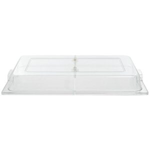 chafer cover clear polycarbonate flip-top - 21 1/2 l x 12 1/2 w x 2 1/2 h