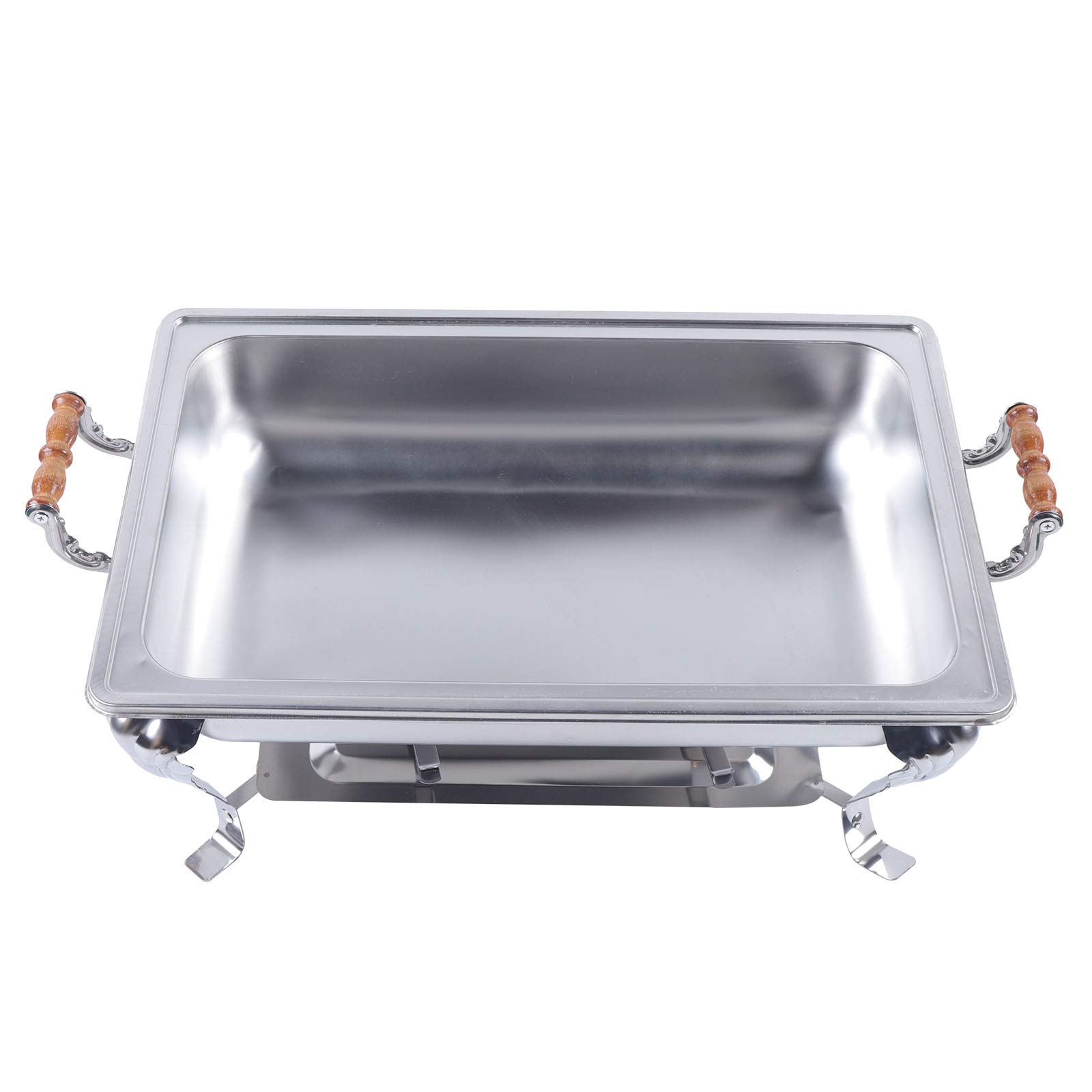 NeNchengLi Stainless Steel Chafing Dish Warming Container Chafing Dish Buffet Set Stainless Steel Food Warmer Food Insulation Parties Buffet Server Pan Warming Tray