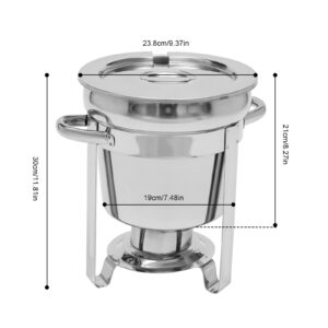 Soup Warmer,7.4 Qt. Soup Catering Supplies Food Warmer,Chafing Dish Buffet Set, Food Warmers for Parties