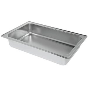 hubert chafer chafing dish water pan full size - 22"l x 14"w x 4 1/4"h