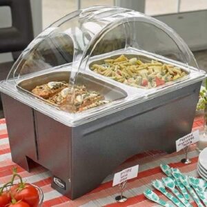 Sterno Chafing Dish Frame, Silver Vein