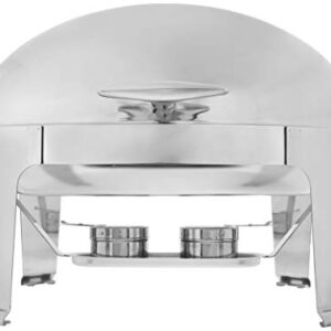 Winco Oval Roll Top Chafer, 8-Quart