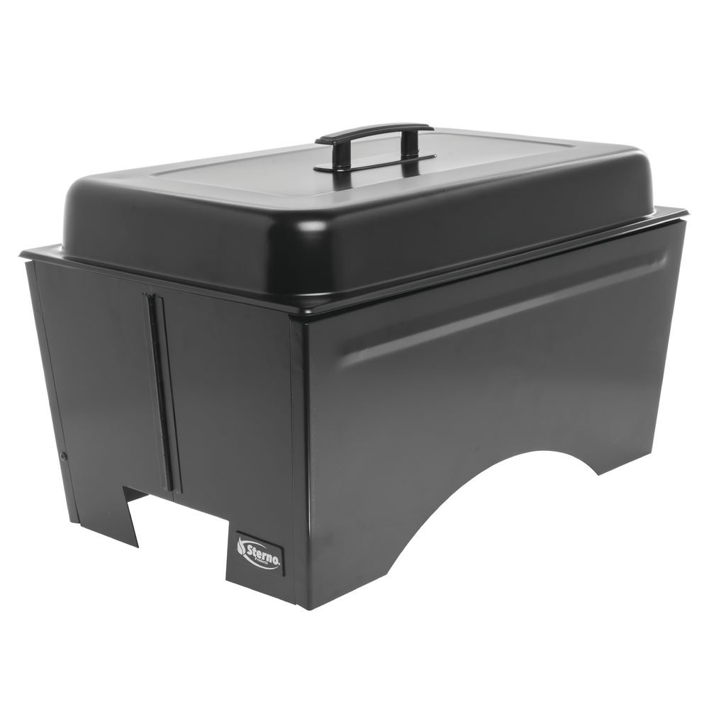 Sterno Windguard Chalkboard Chafer Lid, One Size, Matte Black