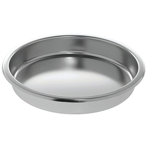 HUBERT Chafer Chafing Dish Food Pan Round Stainless Steel - 15 1/4 Dia x 2 1/2 H