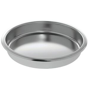 hubert chafer chafing dish food pan round stainless steel - 15 1/4 dia x 2 1/2 h