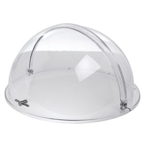 hubert round chafer cover polycarbonate rolltop - 18 3/4 dia x 9 1/2 h
