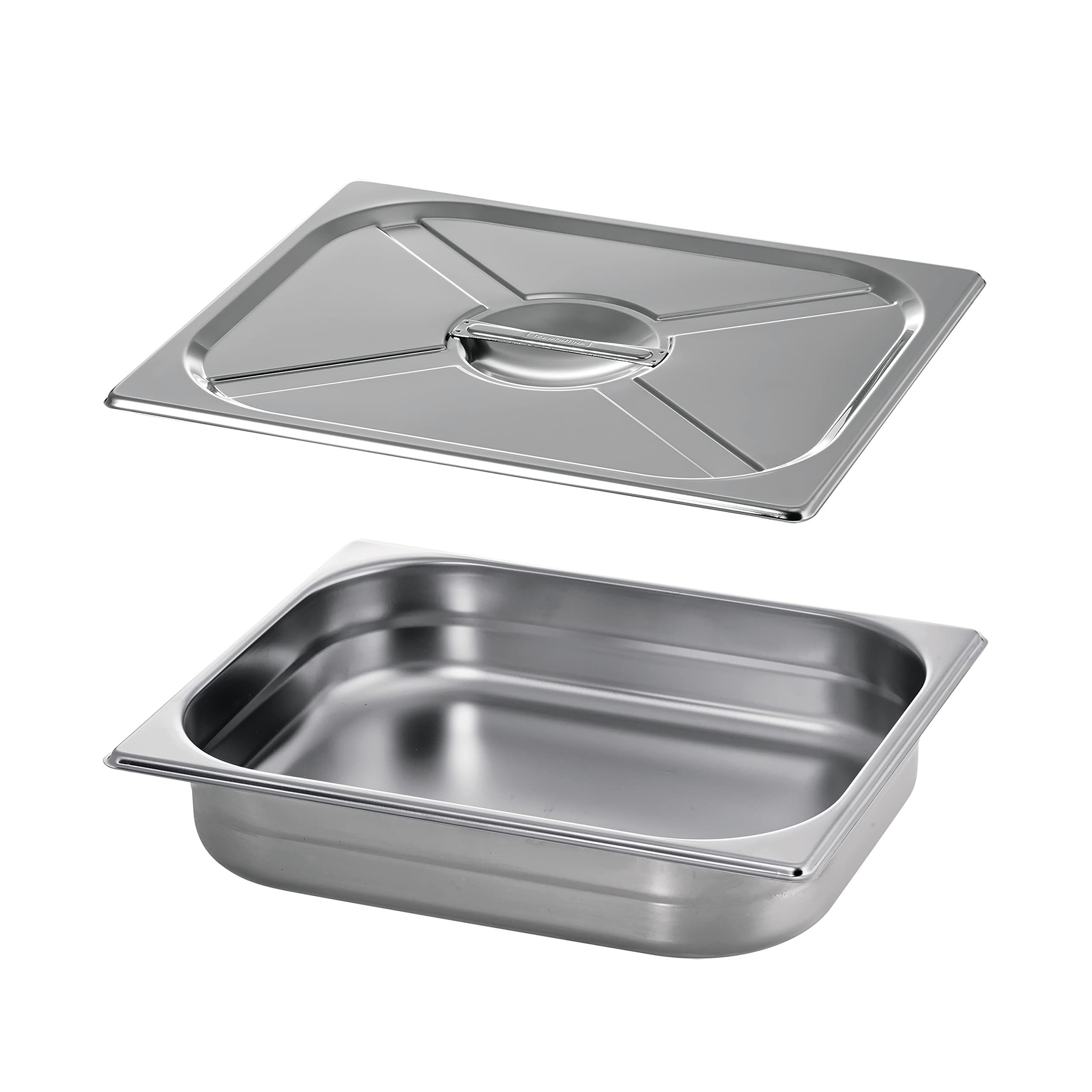 Tramontina Covered Food Pan Stainless Steel 4.5qt, 80205/015DS