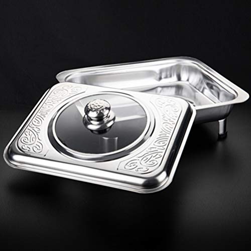 DOITOOL Cold Food Buffet Chafing Dish Buffet Set Chafer and Buffet Warmer Set Steam Pans and Folding Frame Food Warmers for Wedding Events Parties Buffets Buffet Server