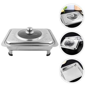 DOITOOL Cold Food Buffet Chafing Dish Buffet Set Chafer and Buffet Warmer Set Steam Pans and Folding Frame Food Warmers for Wedding Events Parties Buffets Buffet Server