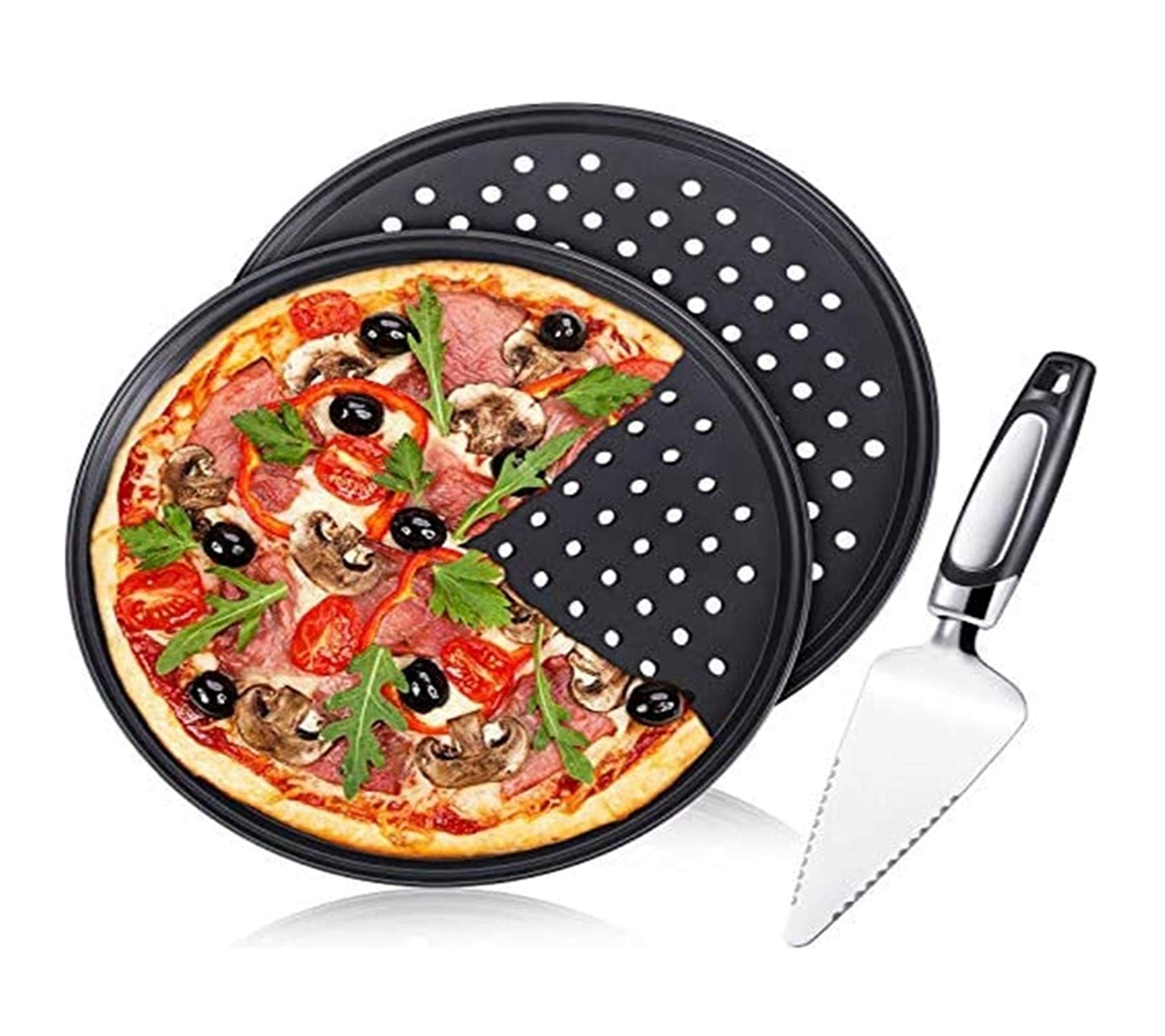 Flatware Pie Server Stainless Steel Cake Pizza Cutter Tart Dessert Slicer Serrated on Both Sides Great for Right or Left Handed Chef Professional Cake Cutter Essential Kitchen Tool