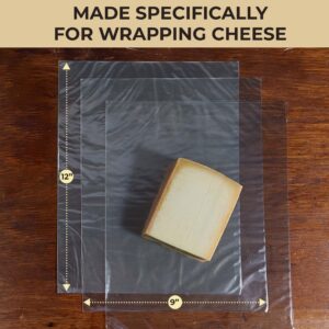 Formaticum Cheese Storage Sheets - Cheese Saver from France- Professional Earth Friendly Transparent Cheese Wrap - Cheese Sheet Savers of wood-based cellulose fibers - Clear 30 Sheets with 9" x 12"