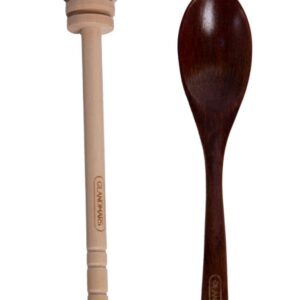 Glandmars Honey Dipper Stick Wooden-Dippers Long Honeycomb Drizzle 6 inch Stirrer Spoon Honey Drizzle stick 3.15x7