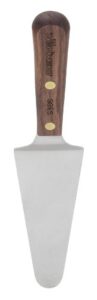 hic kitchen dexter-russell 4.5-inch stainless steel and walnut pie server, 4-1/2