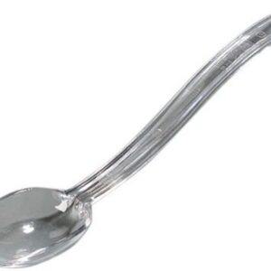 Carlisle FoodService Products CFS 447007 Solid Buffet / Salad Serving Spoon, 0.8 oz, Clear