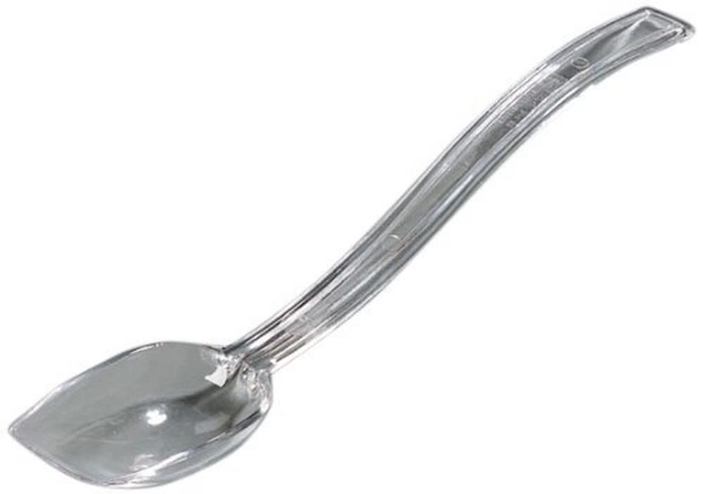 Carlisle FoodService Products CFS 447007 Solid Buffet / Salad Serving Spoon, 0.8 oz, Clear