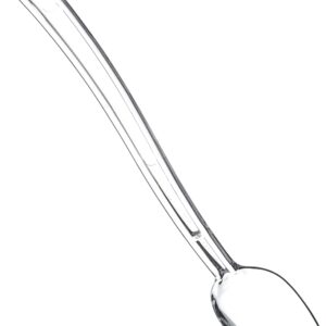 Carlisle FoodService Products CFS 447007 Solid Buffet / Salad Serving Spoon, 0.8 oz, Clear