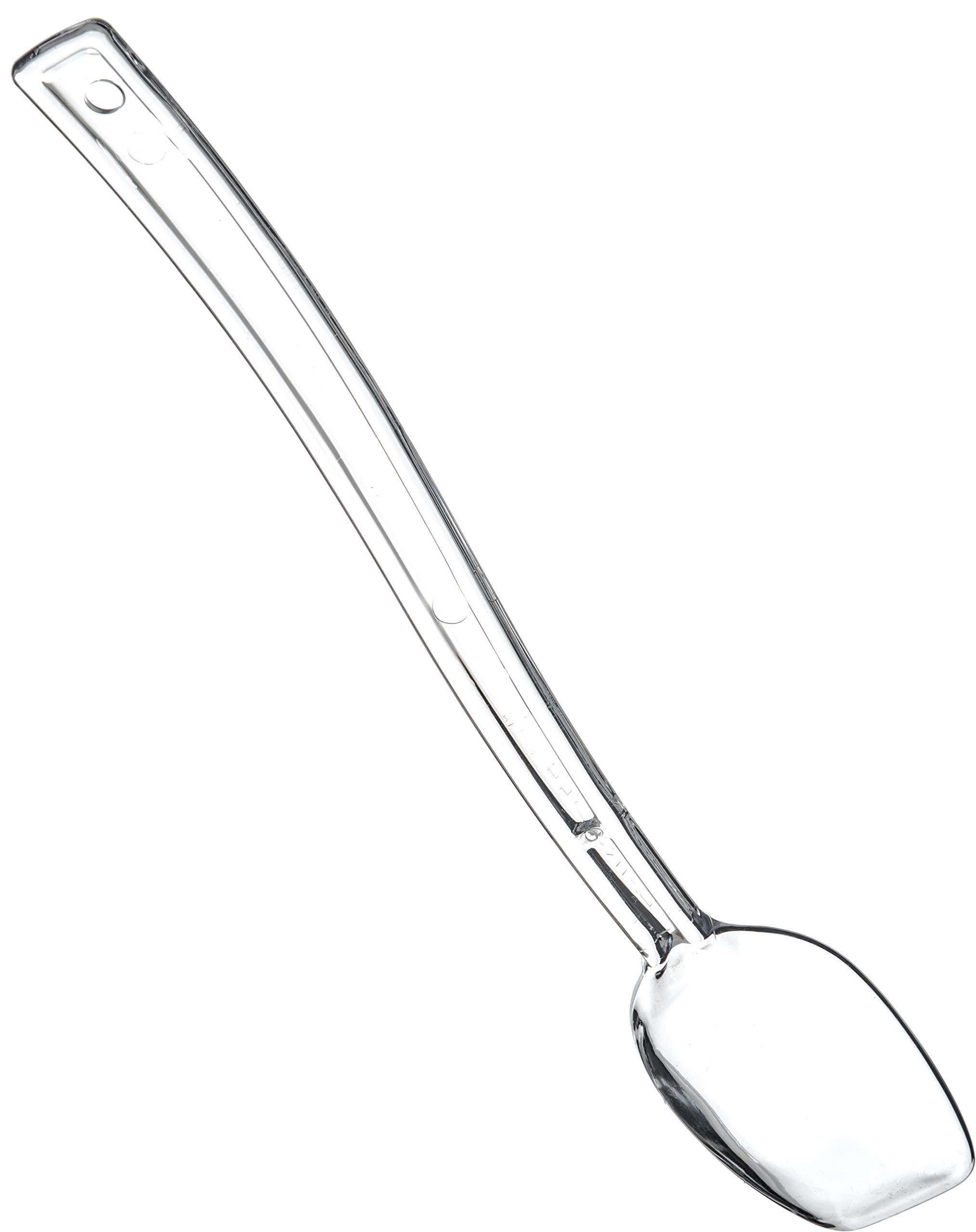 Carlisle FoodService Products CFS 447007 Solid Buffet / Salad Serving Spoon, 0.8 oz, Clear