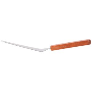 Pizza Server with Wooden Handle, 10" Overall Length, 2.5 x 5" Stainless Steel Blade Pie Server