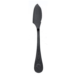 mepra azc1096d1120 diana oro nero table fish knife – [pack of 48], 22.2 cm, polished black finish, dishwasher safe tableware