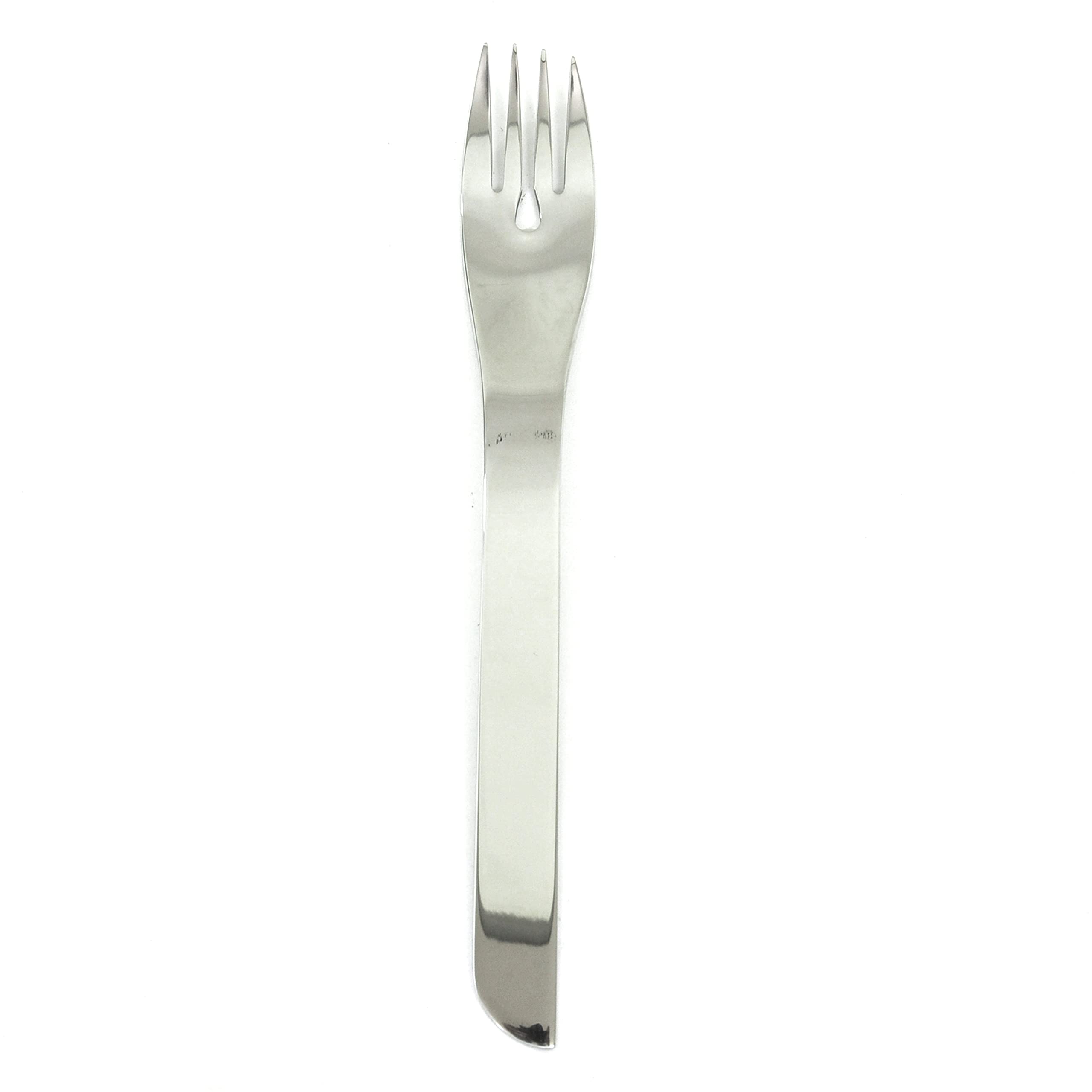 Mepra AZB10351121 Katja Table Fish Fork – [Pack of 24], 21 cm, Brushed Stainless-Steel Finish, Dishwasher Safe Tableware