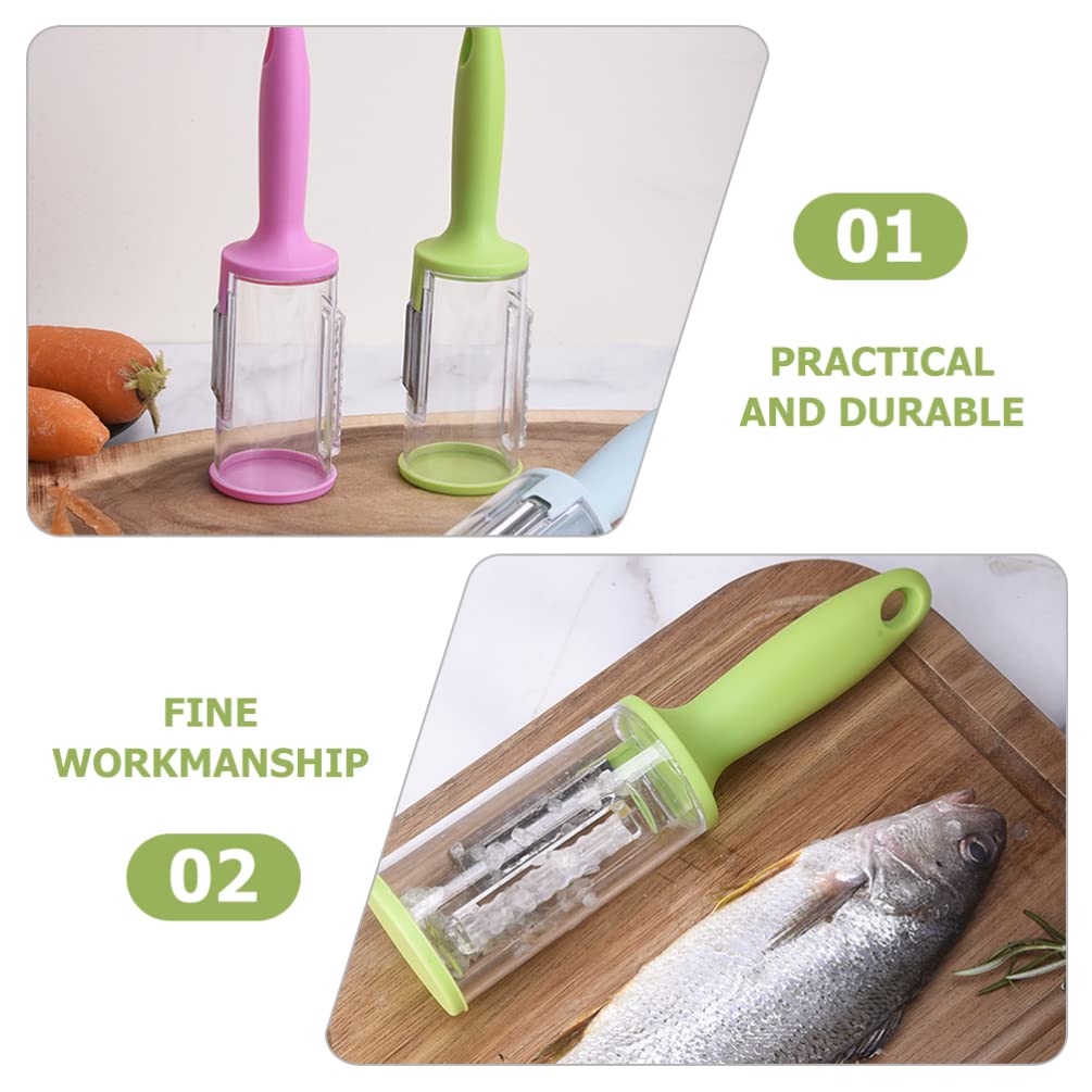 skin-peeler Cleaning Peeler Scaler Scraper fish fish skin scaler fish peeling skin scraper fish scaler Fish Scale Cleaner fish scales cleaning kit Stainless steel 420j2