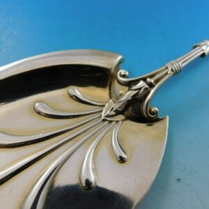 Lotus by Gorham Sterling Silver Flatware Ice Cream Server 10 1/4" Floral Unique!