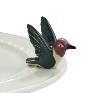 nora fleming humm-dinger (hummingbird) a274 - hand-painted ceramic holiday décor - spring minis for the home and office