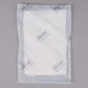 5" x 7" absorbent meat, fish, and poultry pad, complies with usda & fda requirements - 1000/case